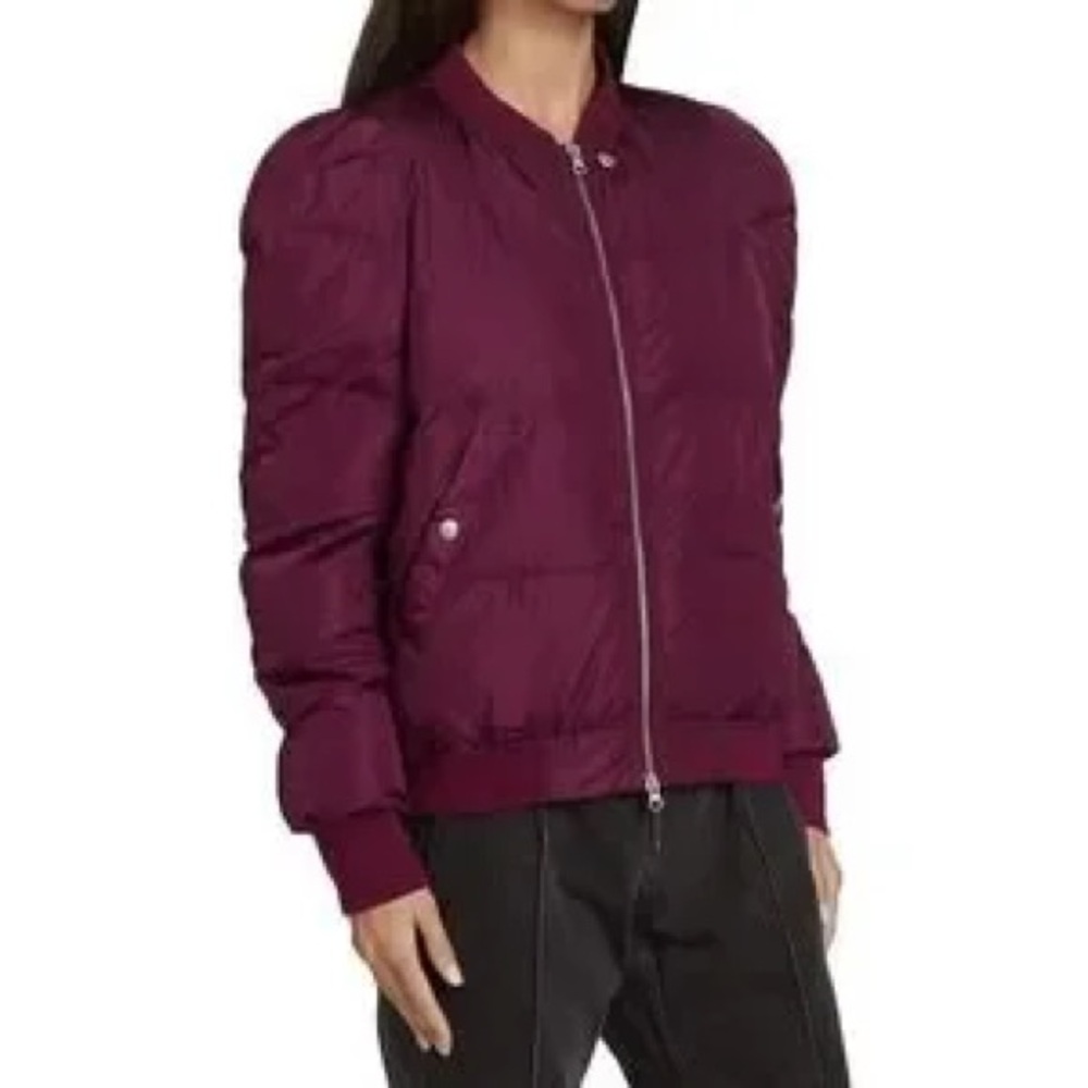 Isabel Marant Deep Red Bomber Jacket